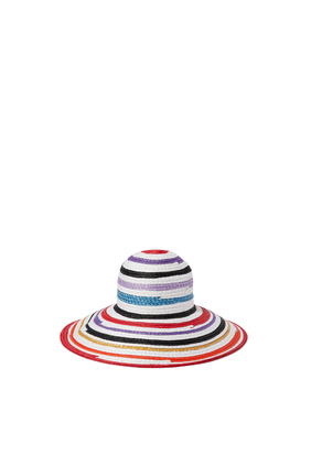 Striped Wide Brim Hat